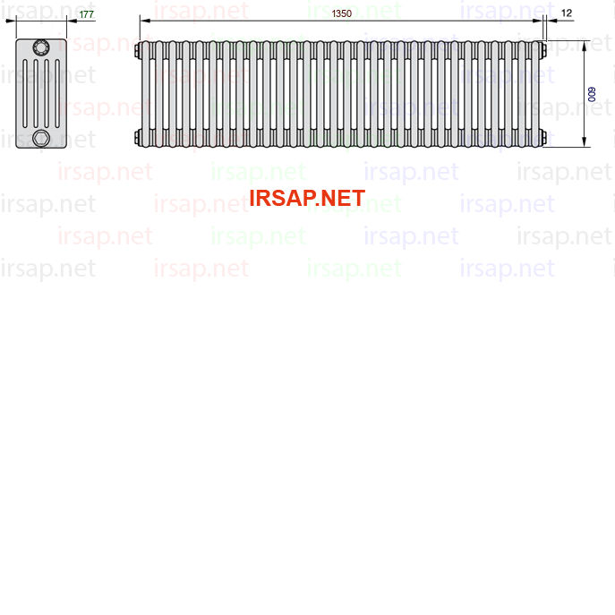 Радиатор IRSAP Tesi 50600/30 T12 CL 01
